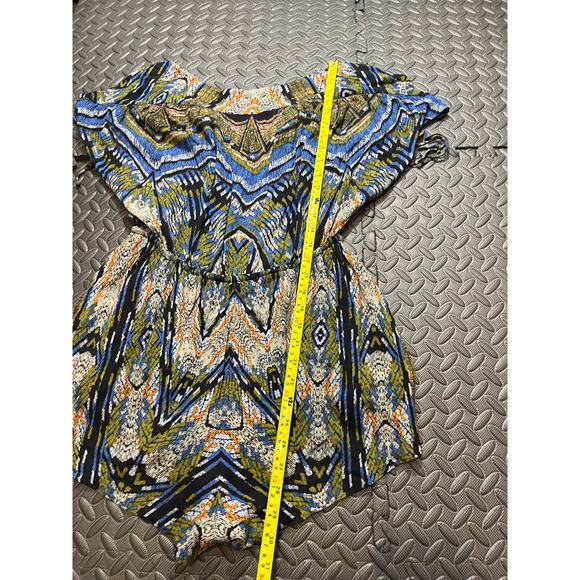 FREE PEOPLE Dream All Night Romper in Mixed Print Womens Size XS Tribal Boho - Picture 10 of 12